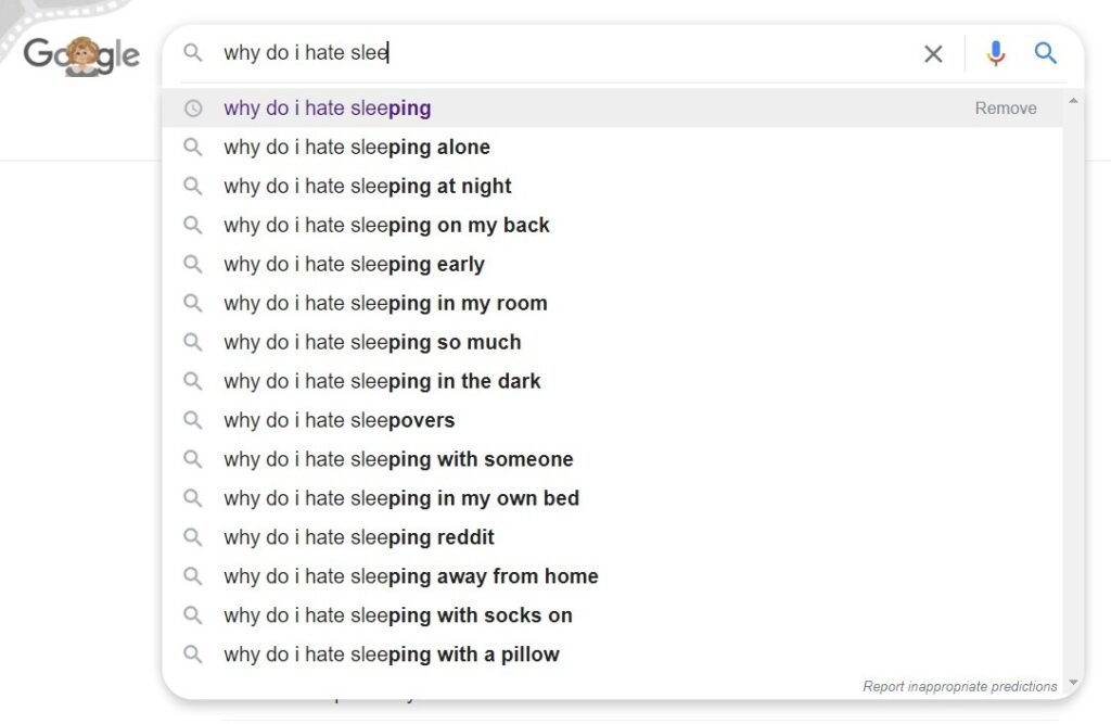 Why i hate sleeping